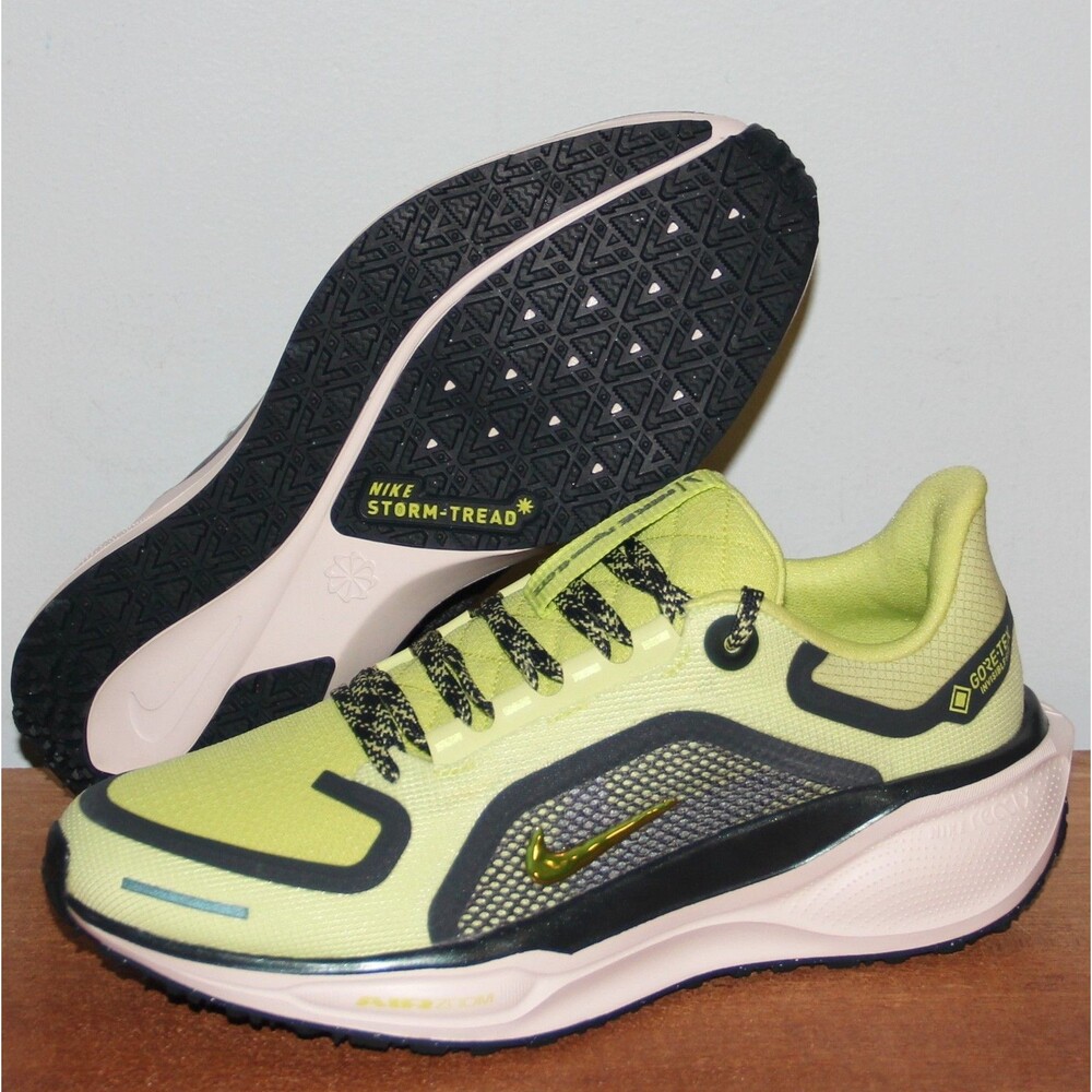 Nike Pegasus 41 Gore-Tex Running Shoes Womens 7 Cyber Light Lemon